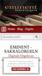 Mobile Screenshot of eminent-orgeln.de
